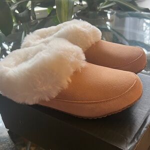 Sorel Cozy Tan Faux Fur Lined Women's Slippers